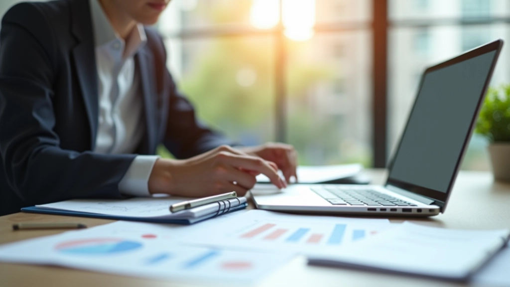 Grafische Darstellung von Wirtschaftsdaten auf Finanzbildschirm mit Charts
